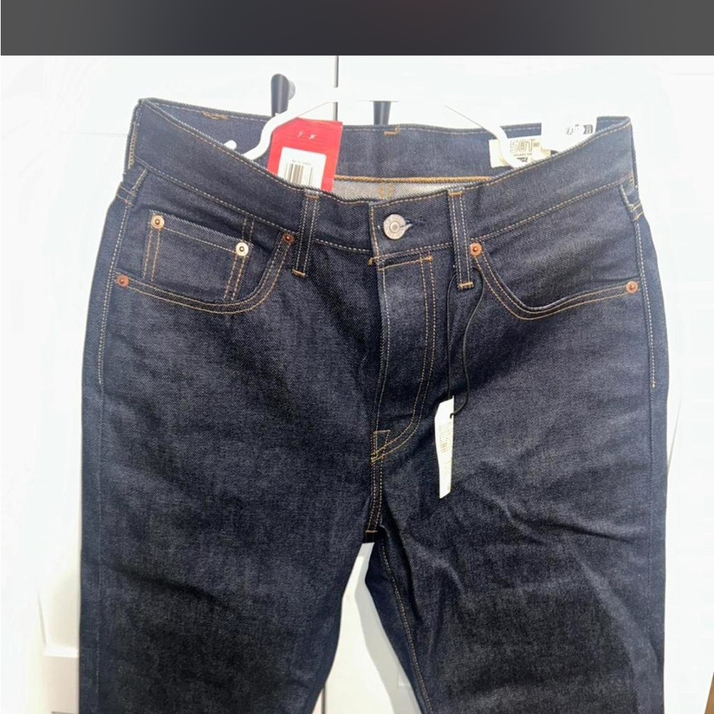 Levi's Straight Jeans in Dark Indigo - Picture 3 of 8